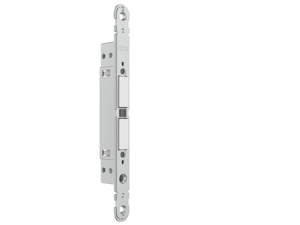 SERRATURA TOUCH-FRONTALINO ARGENTO-RITENUTA MAGNETICA REGOLABILE