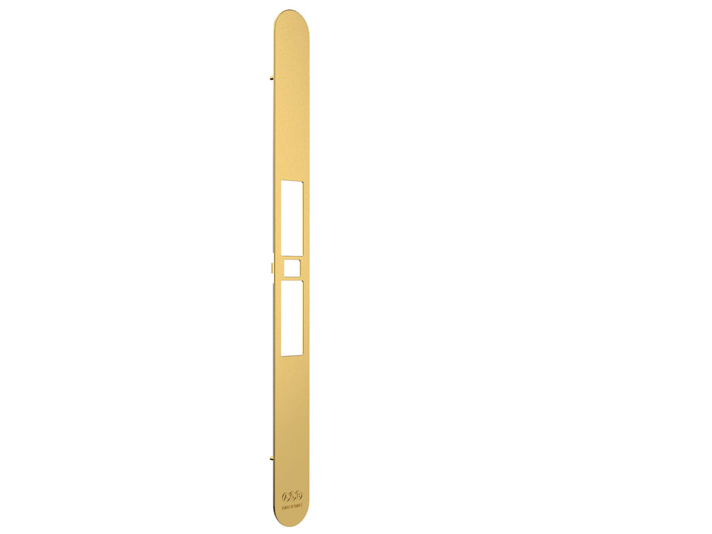 SERRATURA TOUCH & CLOSE-RITENUTA REGOLABILE CON RIFERMA SENZA CILINDRO-FRONTALINO ORO