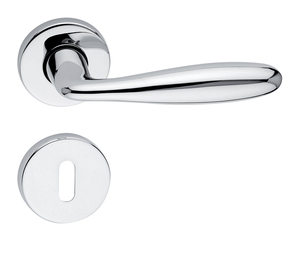 MANIGLIA DANIELA IN ZAMA CODICE 179/273 MA F04 CROMO LUCIDO