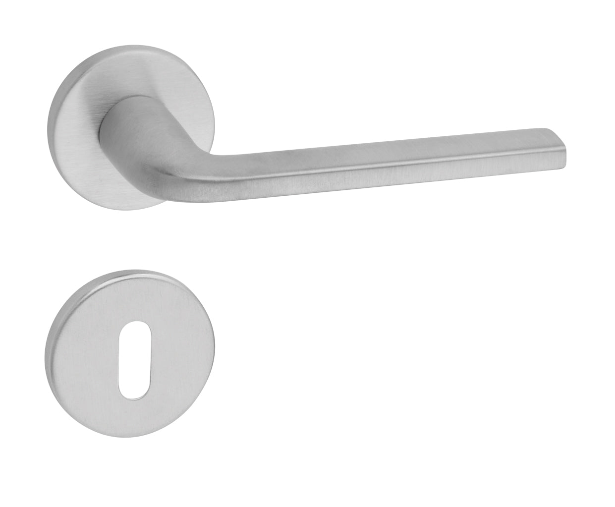 MANIGLIA EASY CODICE 1301/208 F05 IN ZAMA CROMO SATINATO