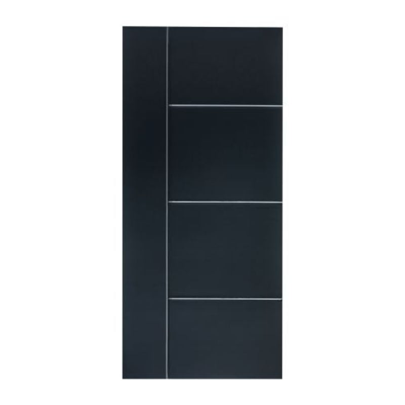 RIVESTIMENTO  IN ALLUMINIO PER PORTA BLINDATA MODELLO FRANCESCO RAL 7016  GRIGIO SCURO