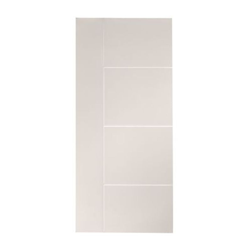 RIVESTIMENTO IN  ALLUMINIO PER PORTA BLINDATA MODELLO FRANCESCO SILVER-ARGENTO