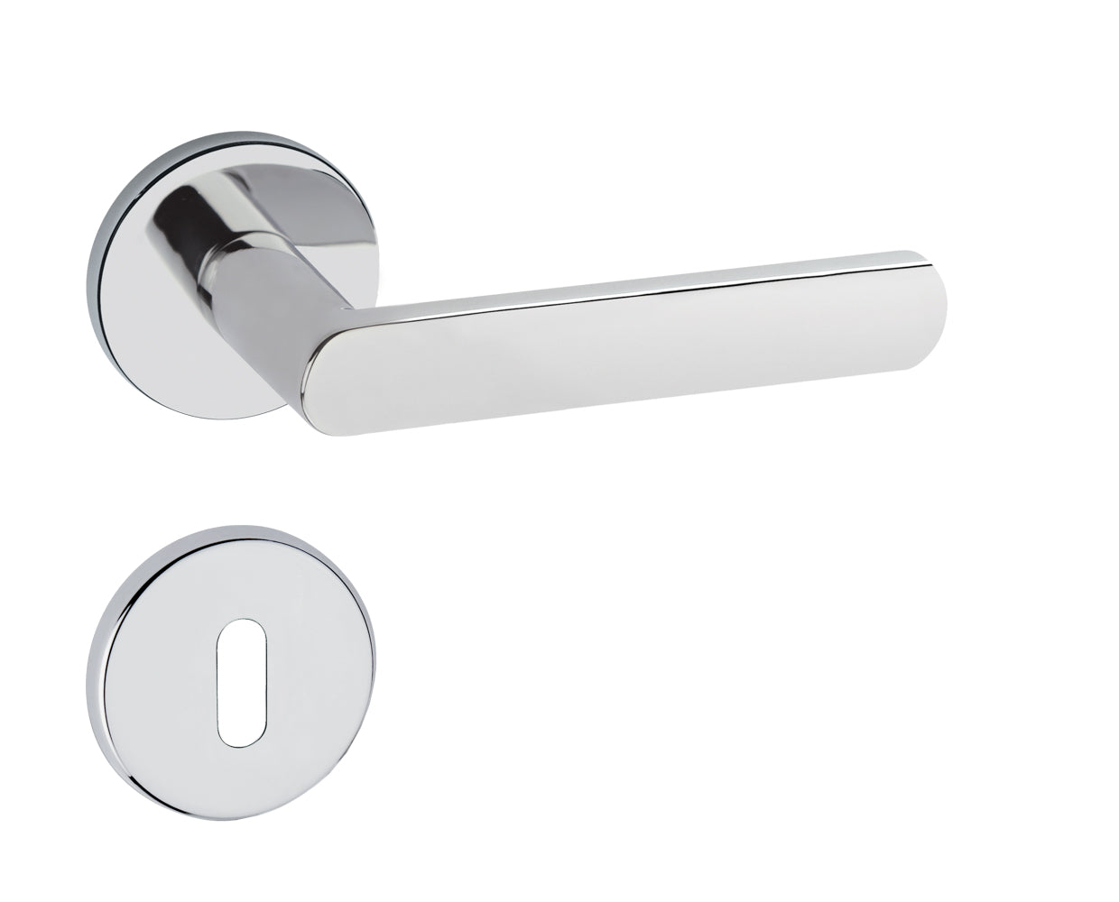 MANIGLIA MUSA CODICE 180R/208 F04 IN ZAMA CROMO LUCIDO