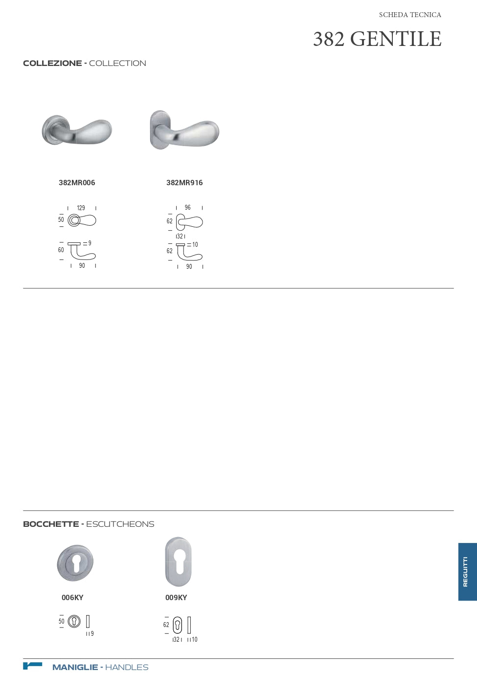 POMOLO GENTILE IN OTTONE BRONZO GRAFFIATO CODICE 382MR0063508DAA