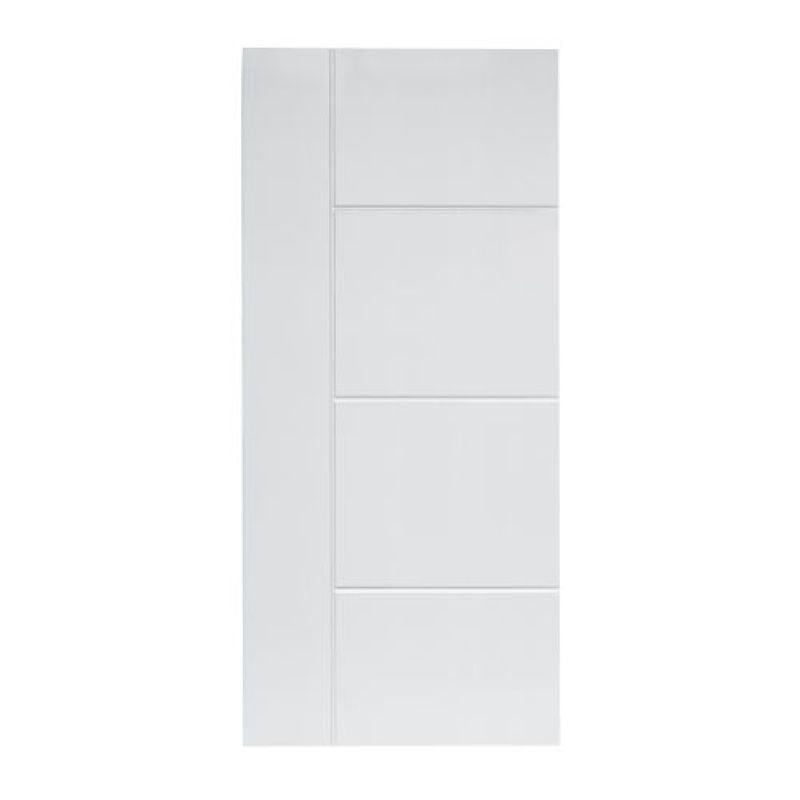 RIVESTIMENTO IN ALLUMINIO PER PORTA BLINDATA MODELLO FRANCESCO RAL 9010 BIANCO