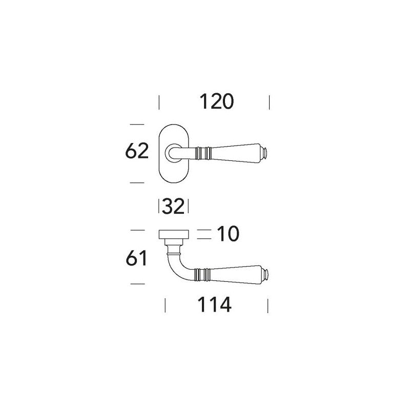MANIGLIA GINEVRA IN OTTONE ANTICHIZZATO CODICE 40MR91635BQZLA